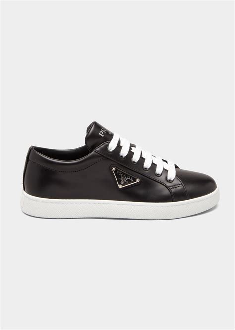 prada lane bicolor logo sneakers|Prada.